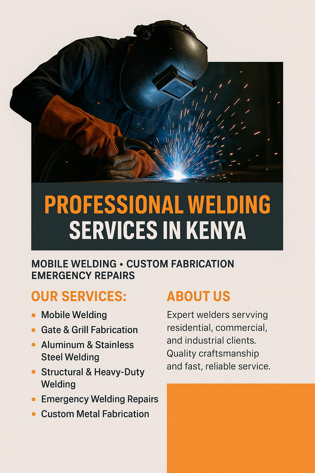 Professional Welding Services in Kenya